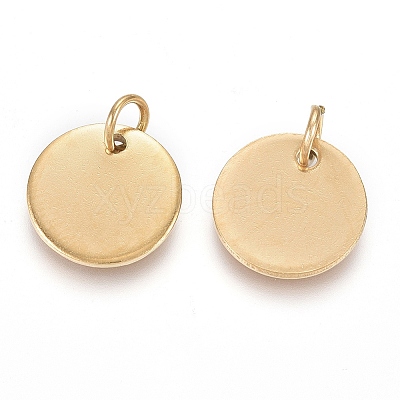 Ion Plating(IP) 304 Stainless Steel Charms X-EJEW-L238-03D-G-1