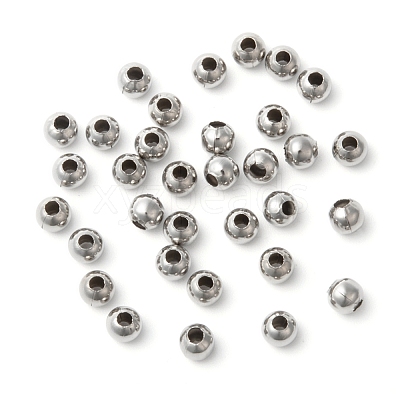 Tarnish Resistant 304 Stainless Steel Hollow Round Seamed Beads X-STAS-R032-5mm-1