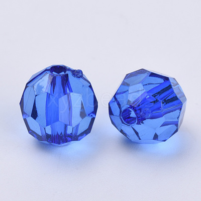 Transparent Acrylic Beads TACR-Q257-6mm-V44-1