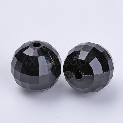 Transparent Acrylic Beads X-TACR-Q254-8mm-V72-1