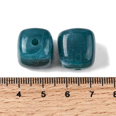 Opaque Acrylic Beads X-OACR-D320-01S-1
