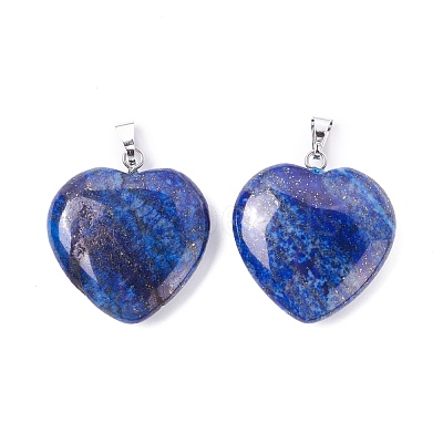 Natural Dyed Lapis Lazuli Pendants G-G956-B31-FF-1