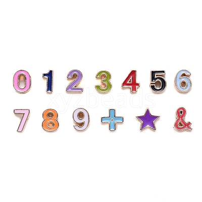 Alloy Enamel Beads ENAM-R055-03-RS-1