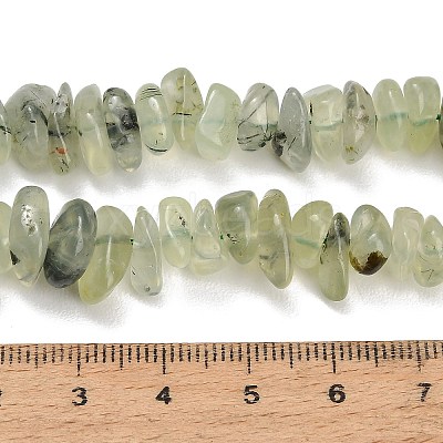 Natural Prehnite Beads Strands GG-CBAC61B-C02-01-1