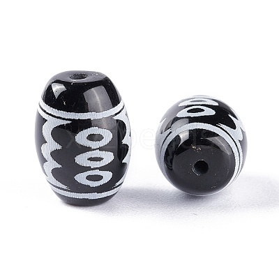 Tibetan Style dZi Beads TDZI-Z001-10-1