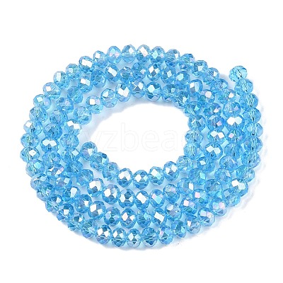 Electroplate Glass Beads Strands LS-EGLA-A044-T4mm-B08-1