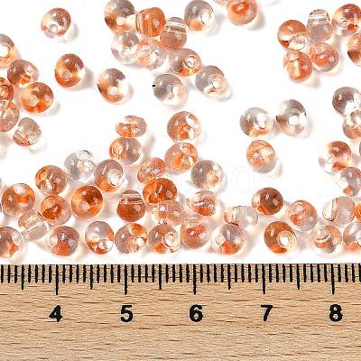 6/0 Spray Paint Fringe Glass Seed Beads X1-SEED-H003-11C-1