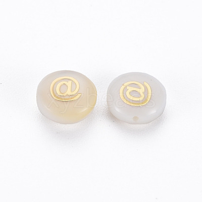 Natural Freshwater Shell Beads SHEL-N003-22-08-1