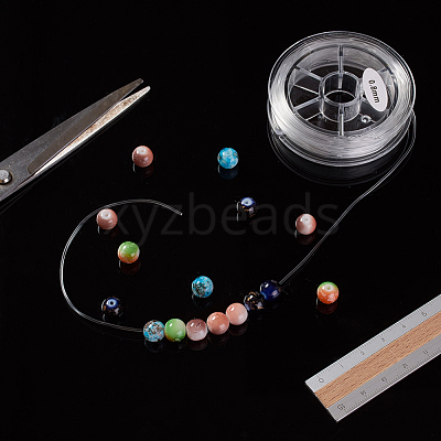 Round Japanese Elastic Crystal String EW-G008-01-0.8mm-1