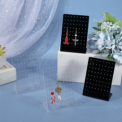 4Pcs 2 Colors Acrylic Earring Displays EDIS-SP0001-04A-1