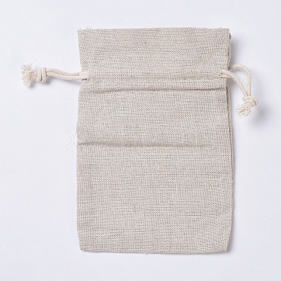 Burlap Drawable Pouches ABAG-E001-02-1