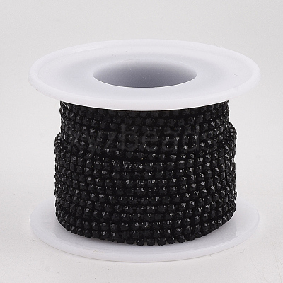 Electrophoresis Iron Rhinestone Strass Chains CHC-Q009-SS12-B01-1