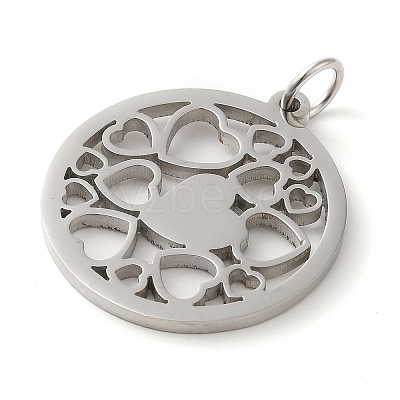 Non-Tarnish 304 Stainless Steel Pendants STAS-C086-05F-P-1
