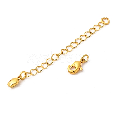 Brass Chain Extender KK-G546-03G-1