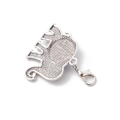 Resin Pendant Docorations HJEW-JM03704-1