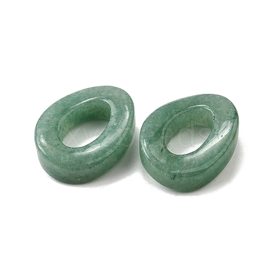 Natural Green Aventurine Pendants G-Z082-01C-1