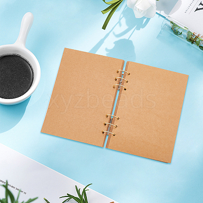 3-Ring Iron Loose Leaf Book Binder Hinged Rings AJEW-CP0009-48A-1