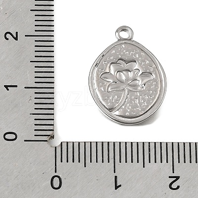 304 Stainless Steel Pendants STAS-K322-26A-P-1