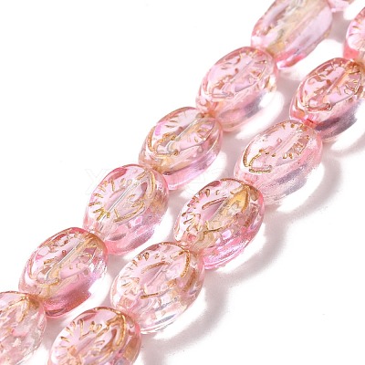 Transparent Glass Beads Strands GLAA-F114-05A-1