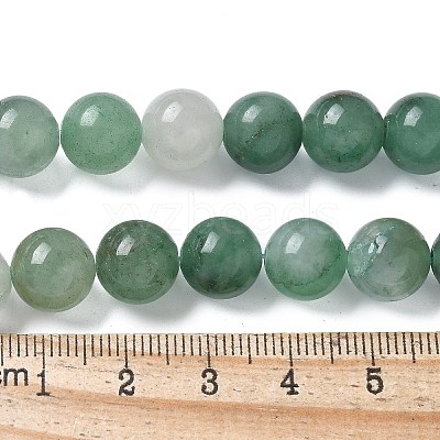 Natural Green Aventurine Beads Strands G-Q462-10mm-20-1