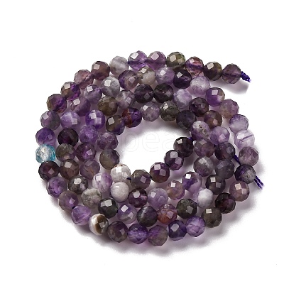 Natural Amethyst Beads Strands G-L581A-001B-1