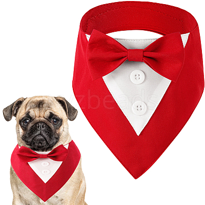 Polyester Pet Handkerchi AJEW-WH20009-28B-1