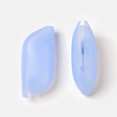 Silicone Portable Toothbrush Case X-SIL-WH0001-02-1