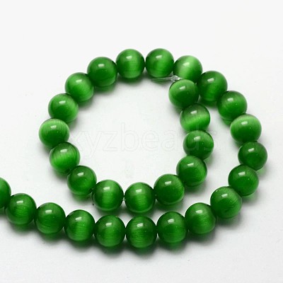 Cat Eye Beads Strands CE-M011-10mm-M-1