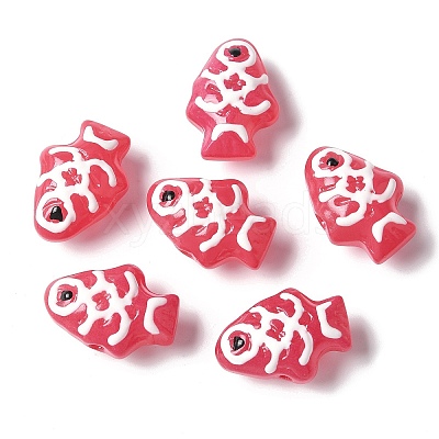 Baking Paint Glass Enamel Beads BLOW-D300-04D-1