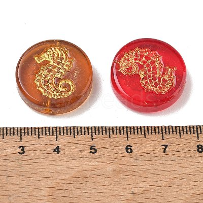 Baking Paint Mixed Styles Glass Beads GL-CBA8D6A-10-1