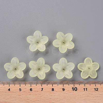 Frosted Acrylic Bead Caps MACR-S371-08A-728-1