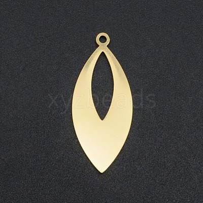 201 Stainless Steel Open Back Bezel Pendants STAS-R111-LA172-13-1