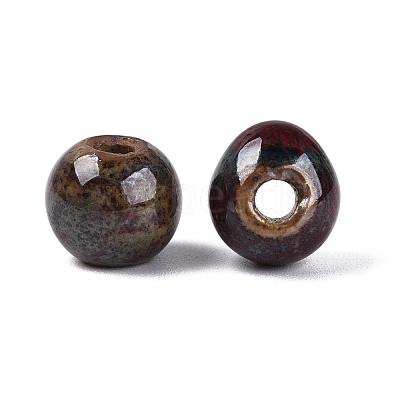 Vintage Handmade Porcelain Beads PORC-Q006-13A-04-1
