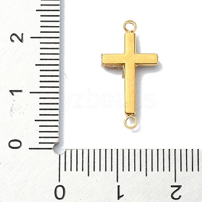 Ion Plating(IP) 304 Stainless Steel Crystal Rhinestone Connector Charms STAS-Z065-02G-04-1