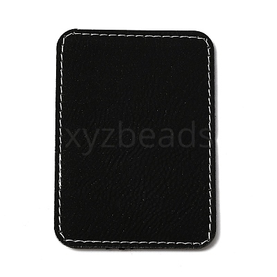 Imitation Leather Laserable Label Tags FIND-WH0112-79B-1