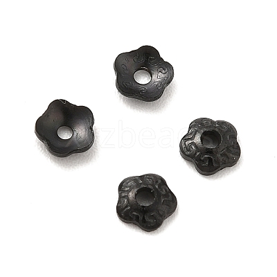 Ion Plating(IP) 304 Stainless Steel Bead Caps STAS-N0005-01EB-1