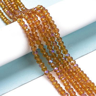 Electroplate Glass Beads Strands EGLA-A034-T2mm-L01-1