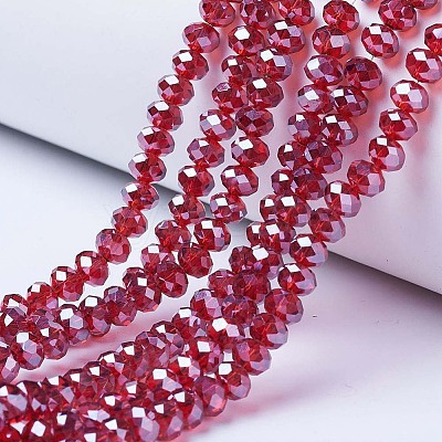 Electroplate Glass Beads Strands LS-EGLA-A034-T3mm-A06-1