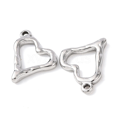 304 Stainless Steel Textured Pendants STAS-A133-05P-1
