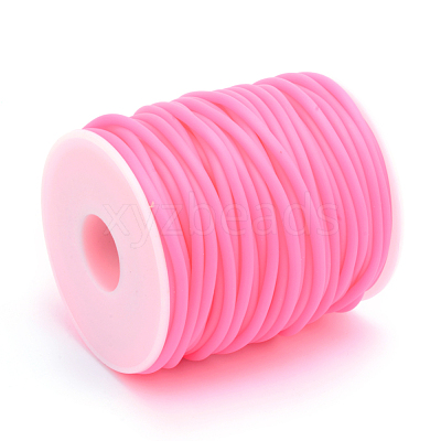 Hollow Pipe PVC Tubular Synthetic Rubber Cord RCOR-R007-3mm-06-1