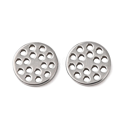 Hollow 304 Stainless Steel Charms STAS-G385-05P-01-1