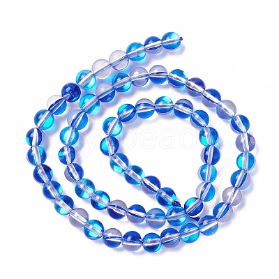 Synthetic Moonstone Beads Strands G-E573-02A-05-1
