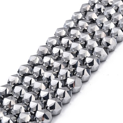Terahertz Stone Beads Strands G-D461-17B-1