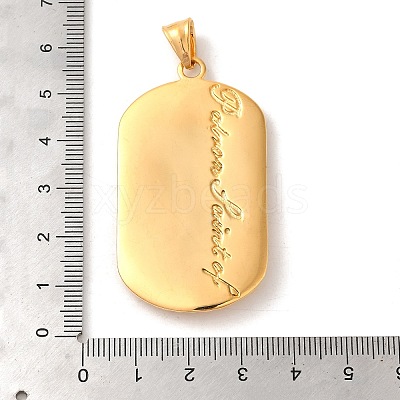 316L Surgical Stainless Steel Big Pendants STAS-B059-01G-11-1