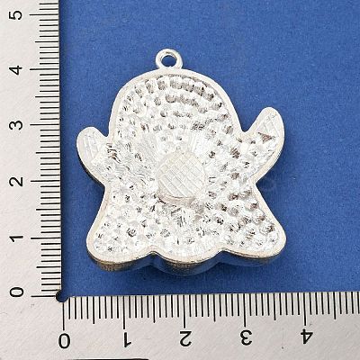Alloy with Glass Rhinestone Pendants LS-FIND-B033-01G-P-1