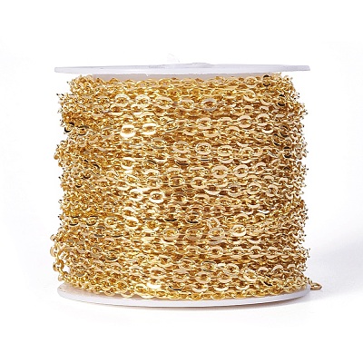 Iron Flat Cable Chains X-CH-0.6PYSZ-G-WH-1