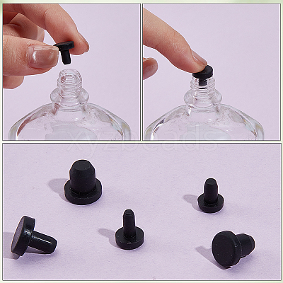 50Pcs 5 Styles Silicone Bottle Seal Plug FIND-GF0008-88-1