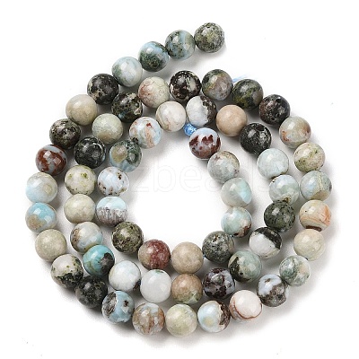 Natural Larimar Beads Strands G-P524-A02-02-1