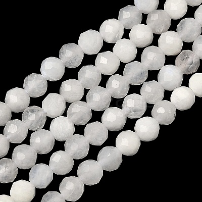Natural Rainbow Moonstone Beads Strands G-B168-A11-4mm-1