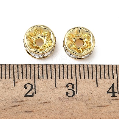 316 Surgical Stainless Steel Rhinestone Spacer Beads X-STAS-L285-001G-04-1